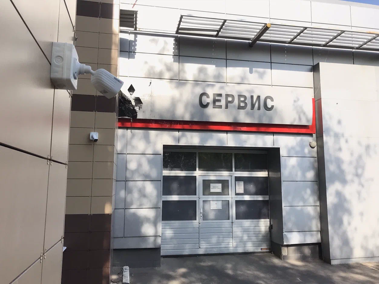 Монтаж камер на фасаде Бизнес центра