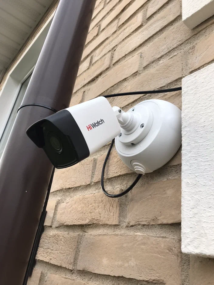 Монтаж видеонаблюдения в коттеджном поселке на севере Москвы