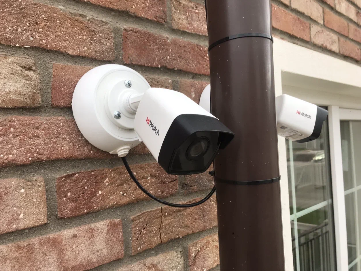 Монтаж видеонаблюдения в коттеджном поселке на севере Москвы