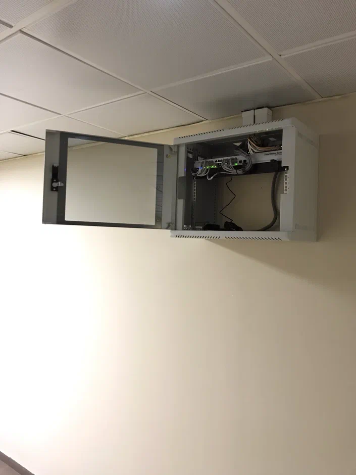Монтаж сетевого оборудования в БЦ