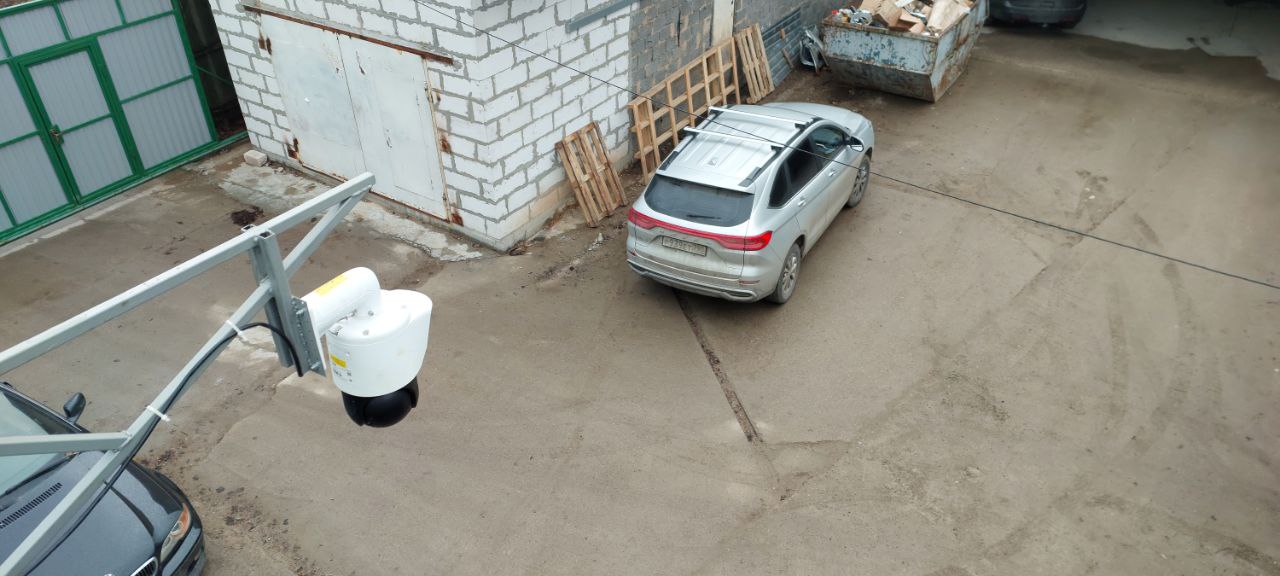 Монтаж видеонаблюдения в автосервисе