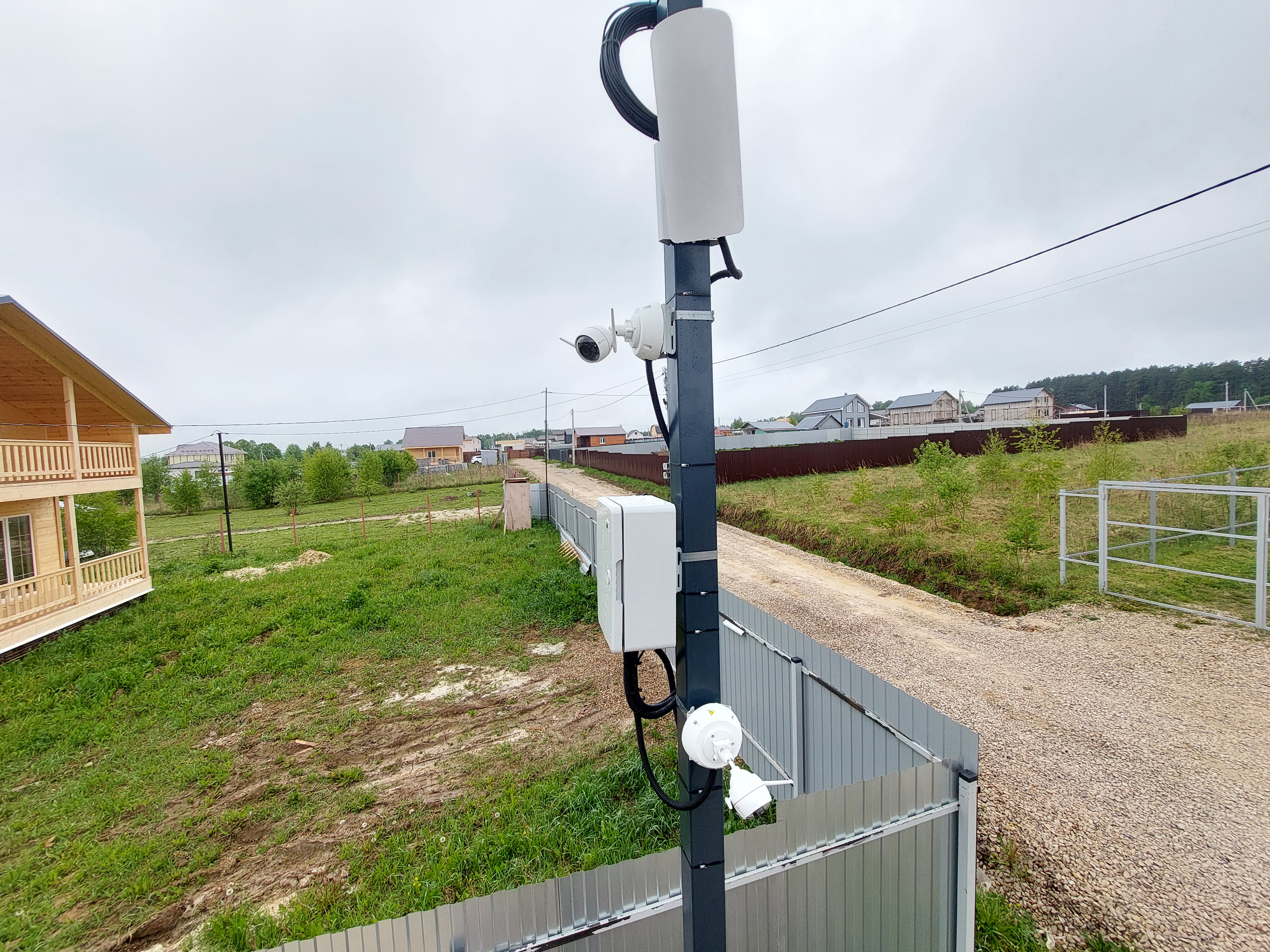 Монтаж видеонаблюдения в Московской области, г. Чехов, с. Ивановское