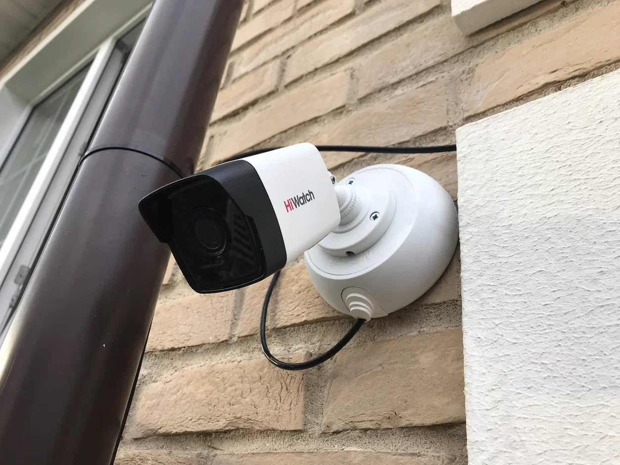 Монтаж видеонаблюдения в коттеджном поселке на севере Москвы