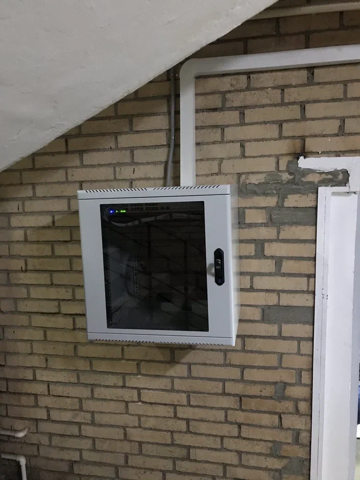 Монтаж сетевого оборудования в БЦ