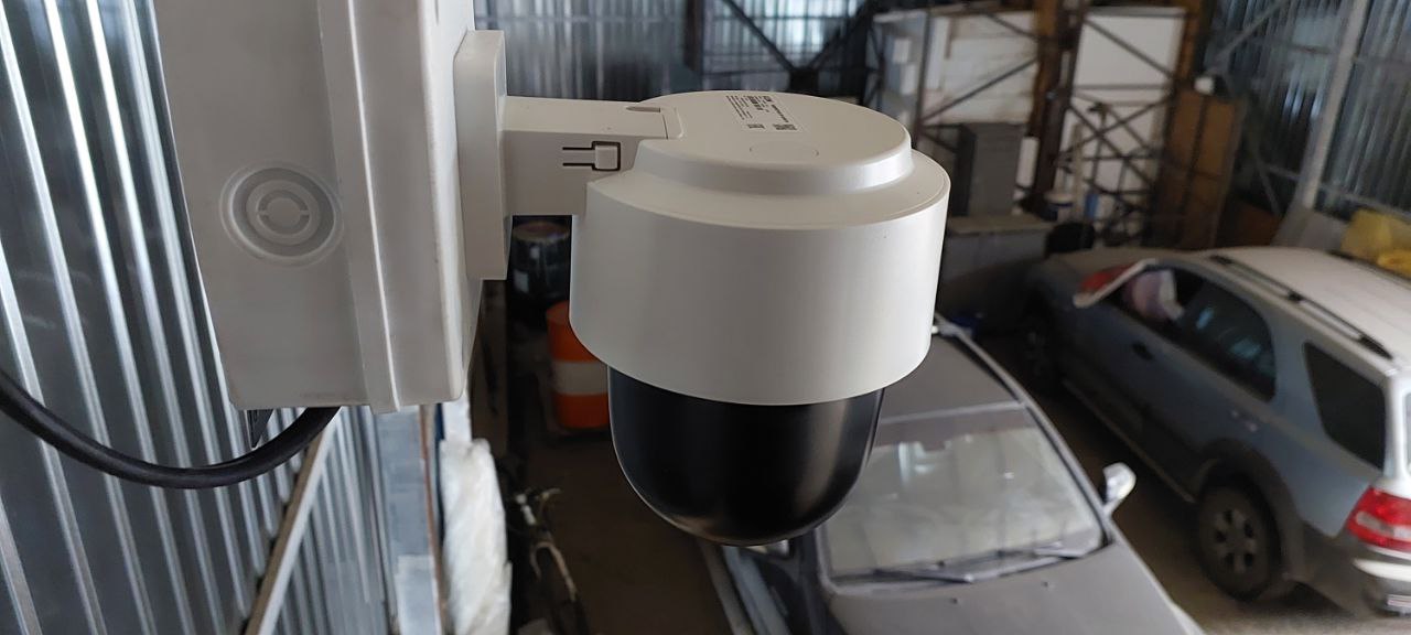 Монтаж видеонаблюдения в автосервисе