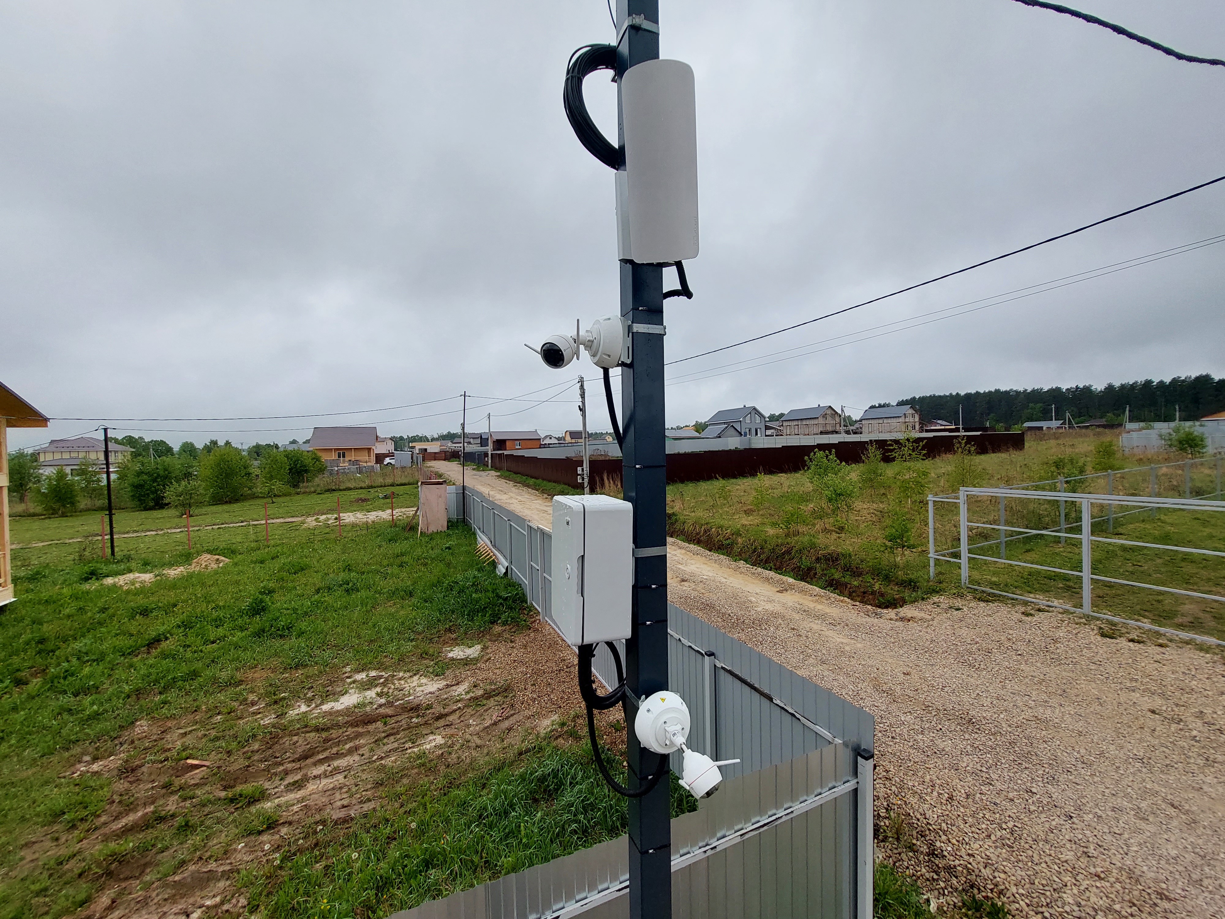 Монтаж видеонаблюдения в Московской области, г. Чехов, с. Ивановское