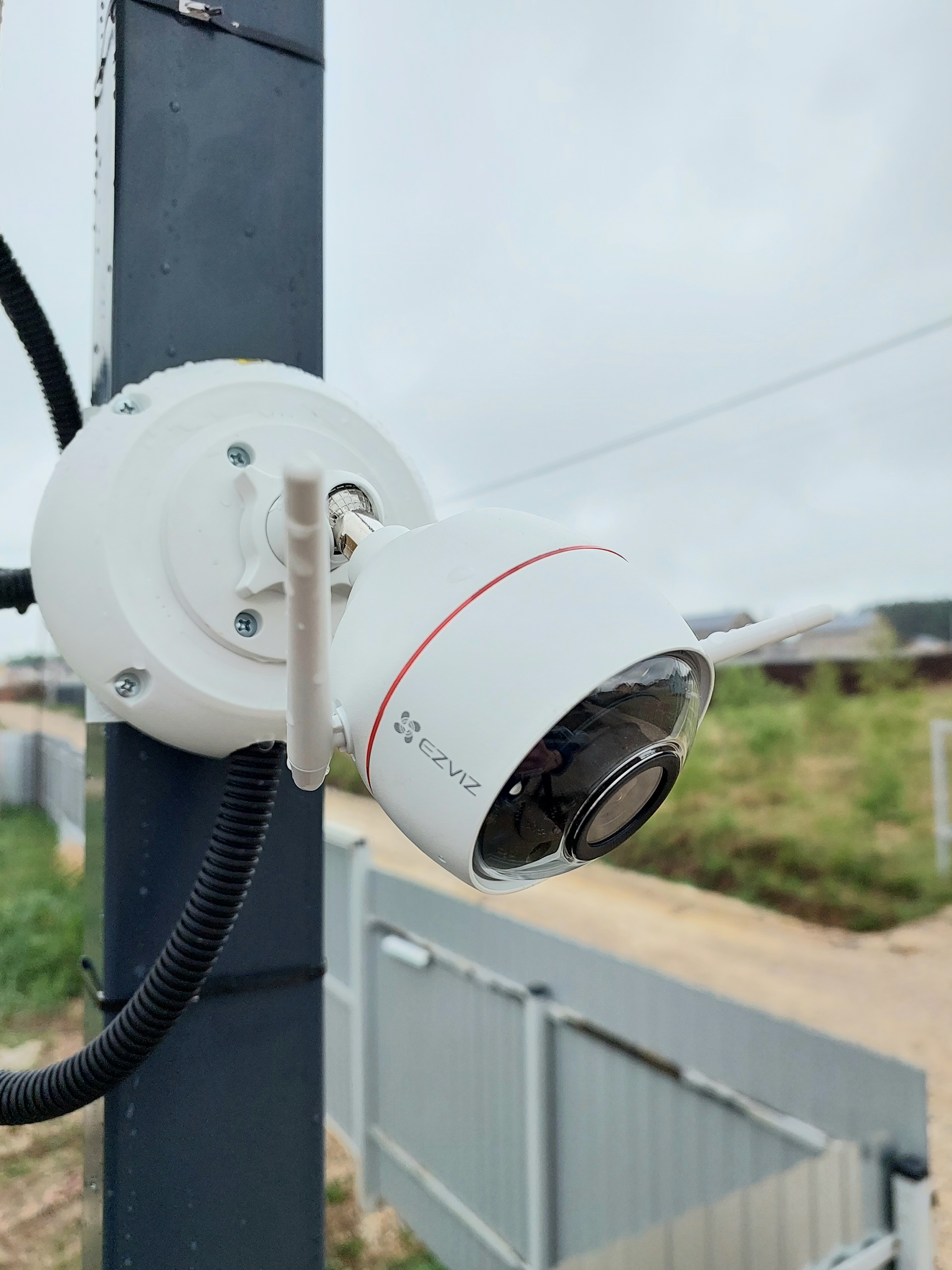 Монтаж видеонаблюдения в Московской области, г. Чехов, с. Ивановское