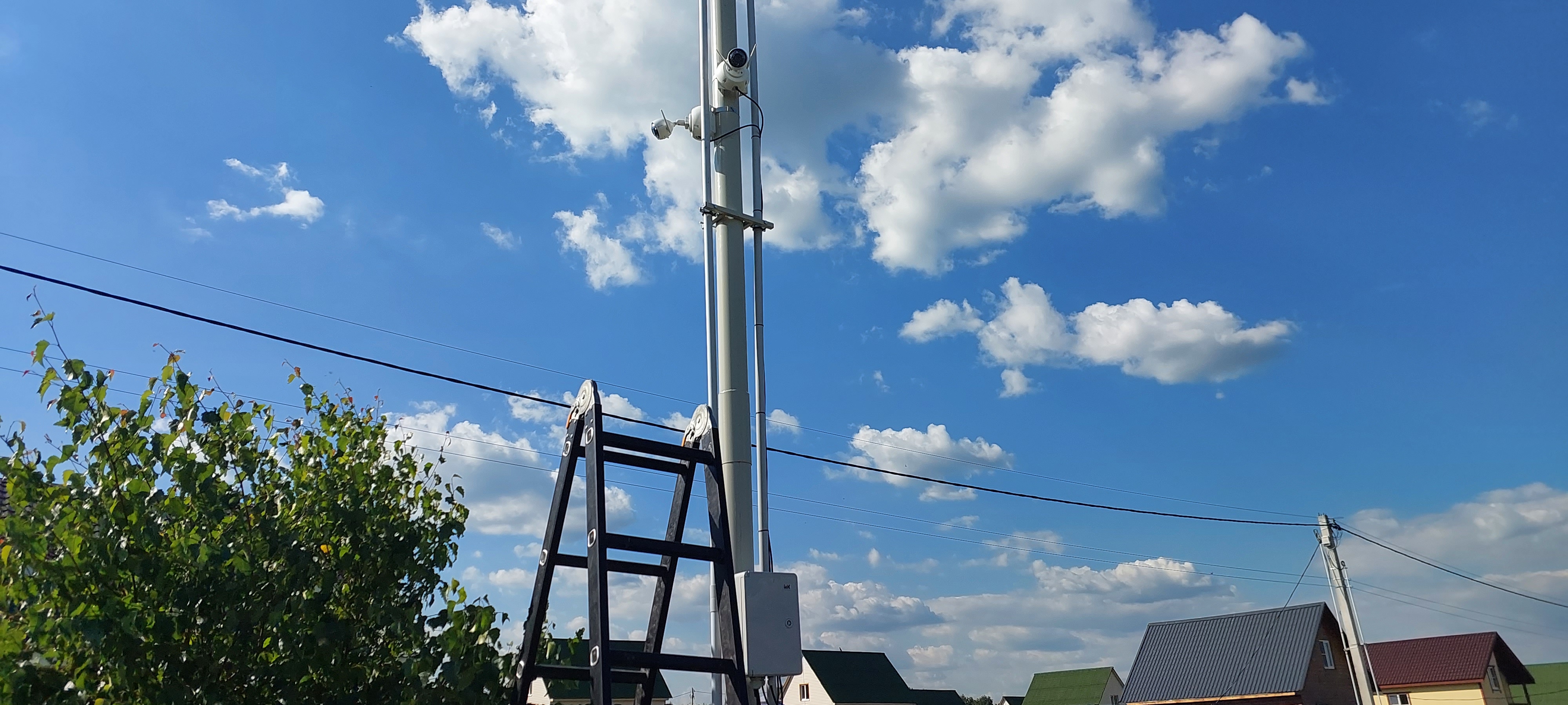 Монтаж камер в с. Ивановское