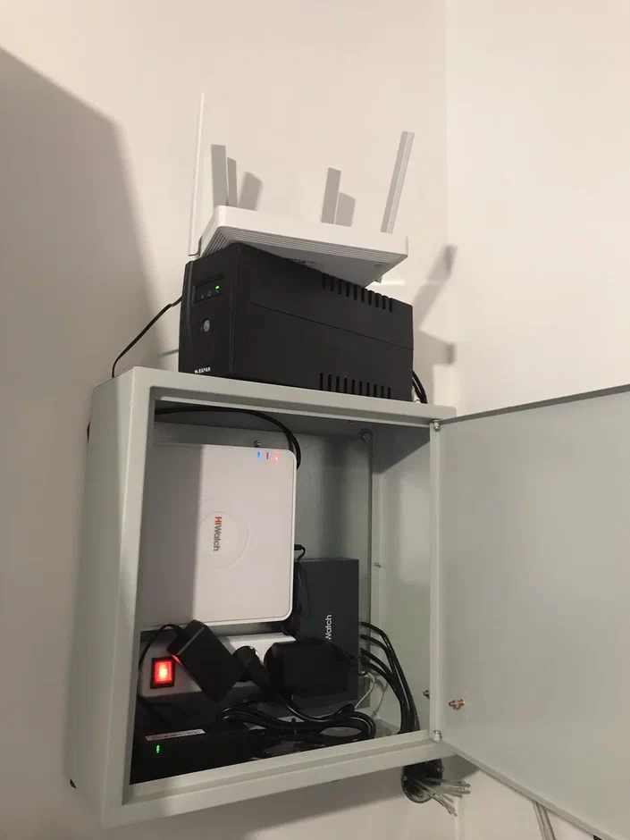 Монтаж видеонаблюдения в коттеджном поселке на севере Москвы