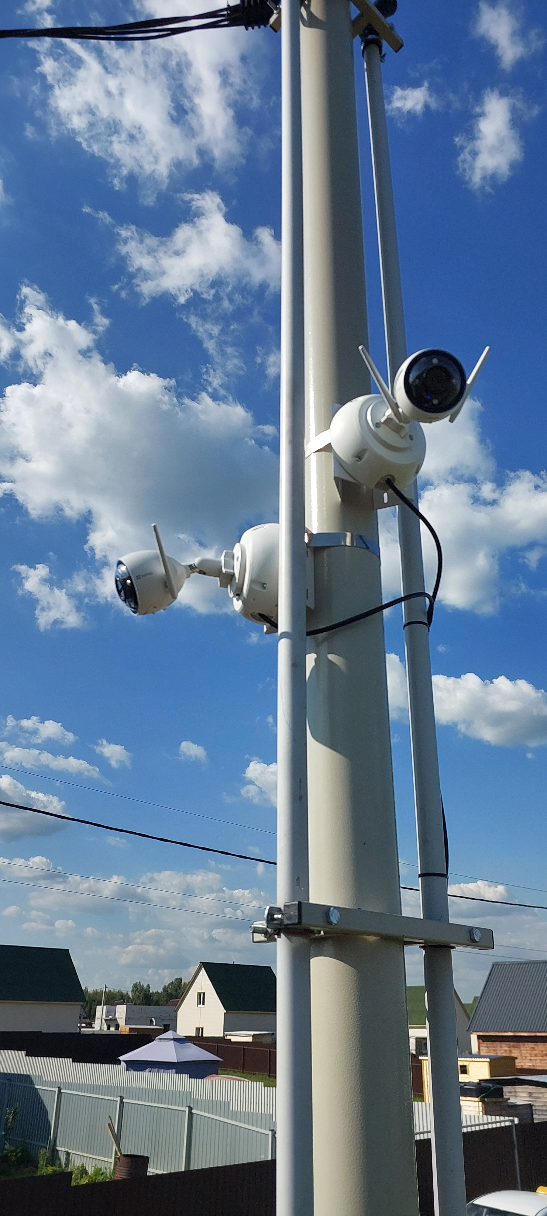 Монтаж камер в с. Ивановское