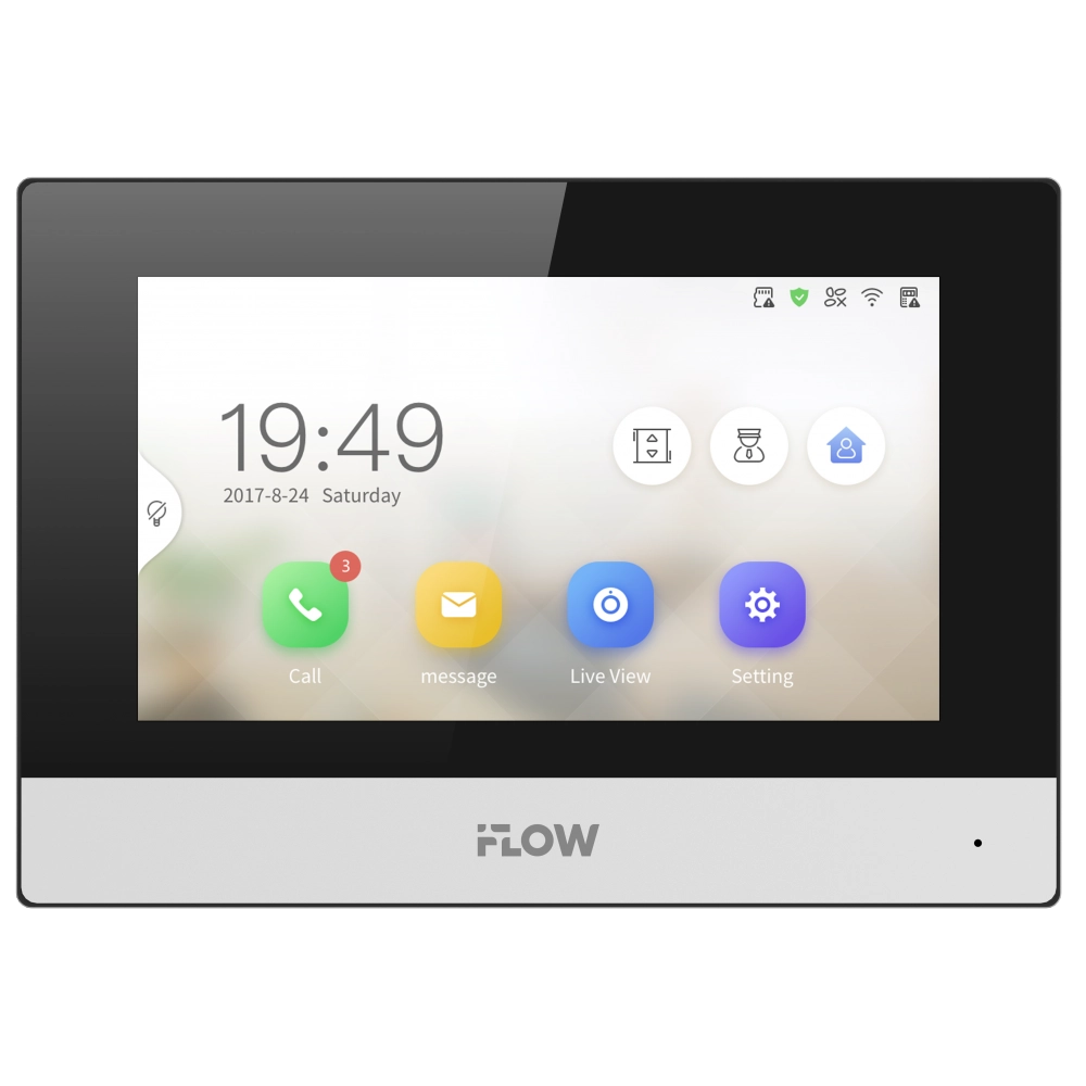 Гибридный IP видеодомофон iFLOW F-VI-3442HPE1